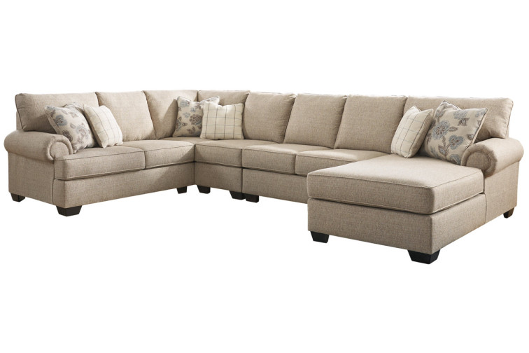 Baceno 4-Piece Sectional with Chaise • Corner Sofa