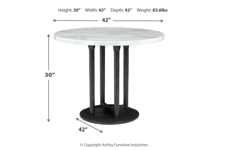 მაგიდა მრგვალი Centiar • სასადილო მაგიდა