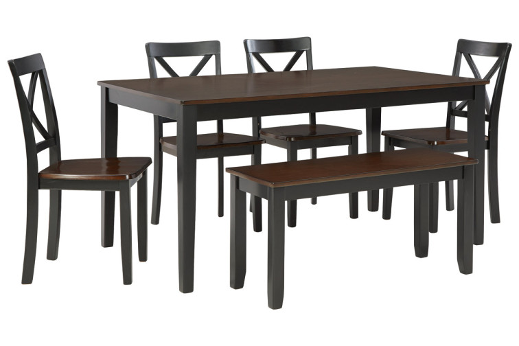 სასადილო მაგიდის კომპლექტი (6/ც) Larsondale • სამზარეულოს მაგიდა და სკამები