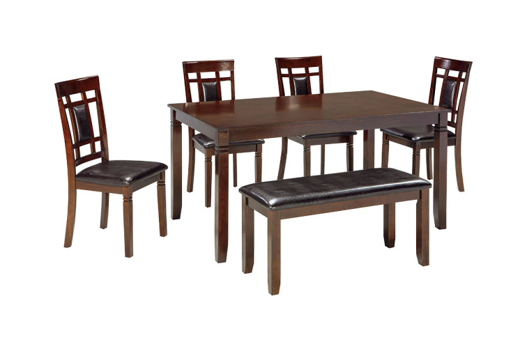 სასადილო მაგიდის კომპლექტი (6/ც) Bridson • სამზარეულოს მაგიდა და სკამები
