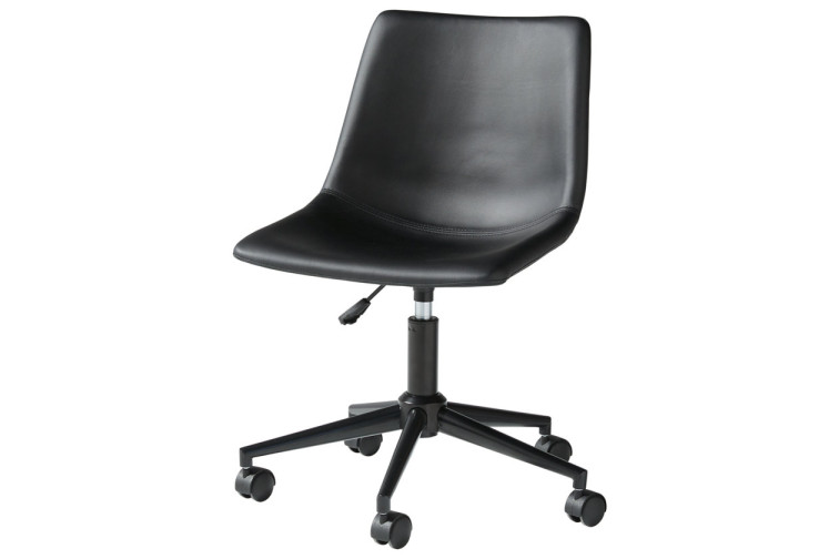Black Swivel Home Office Desk Chair • Office Chairs