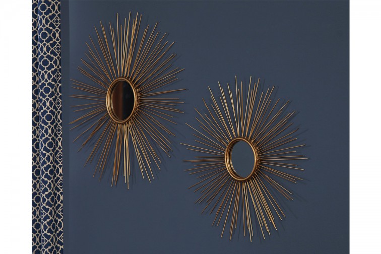 Doniel Accent Mirror (Set of 2) • Wall Mirrors