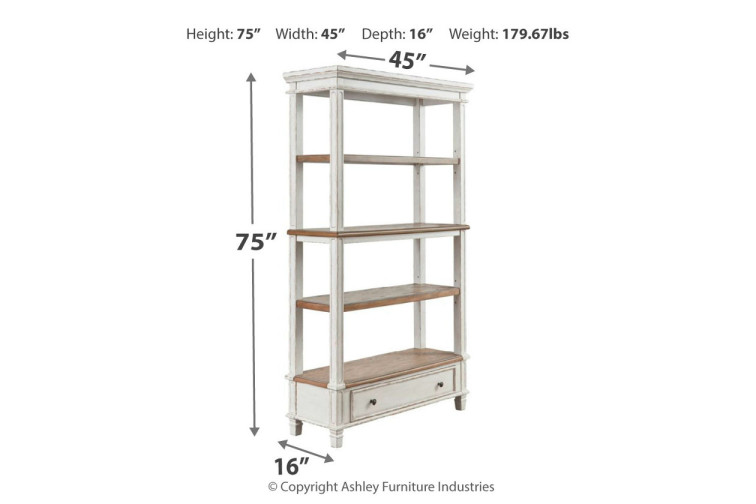 Realyn 75" Bookcase • Bookcases