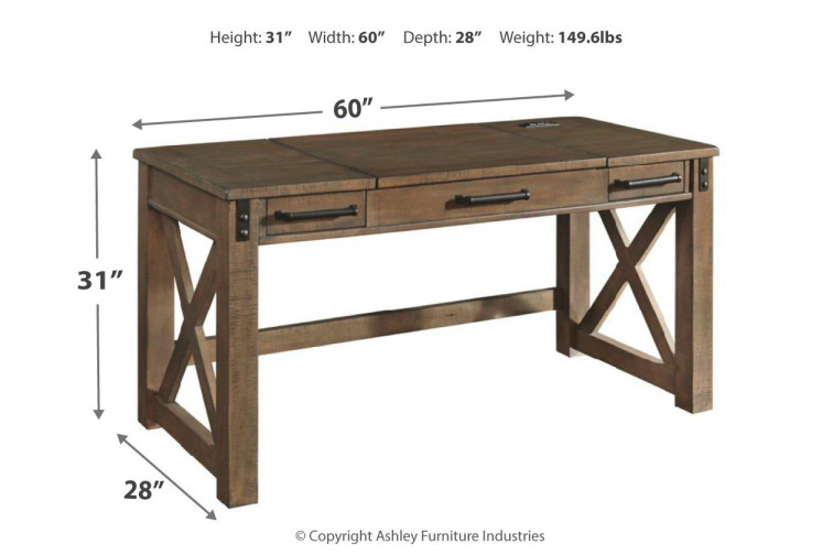 საოფისე მაგიდა Aldwin • საოფისე და საწერი მაგიდა