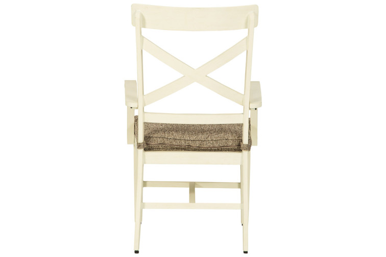 Preston Bay Outdoor Arm Chair with Cushion (Set of 2) • Outdoor Dining Chairs