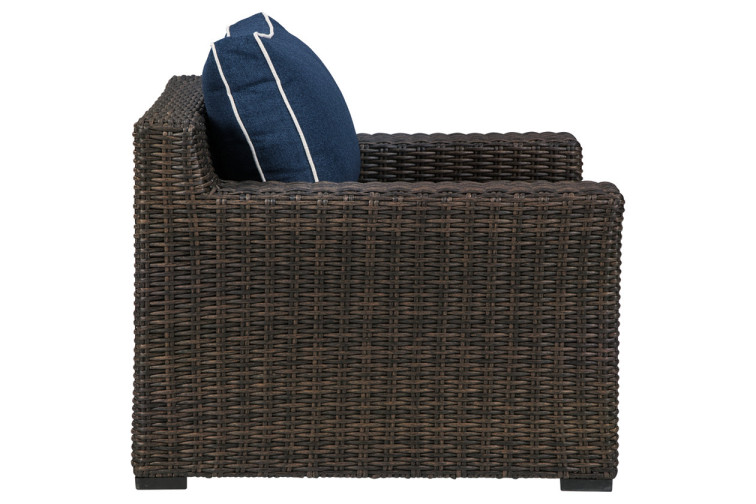 Grasson Lane Outdoor Lounge Chair with Nuvella Cushion • Patio Chairs