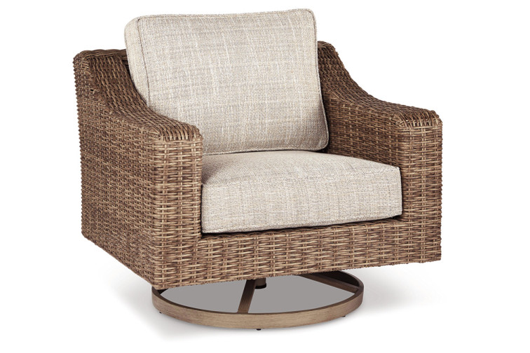 Beachcroft Nuvella Outdoor Swivel Lounge Chair • Patio Chairs