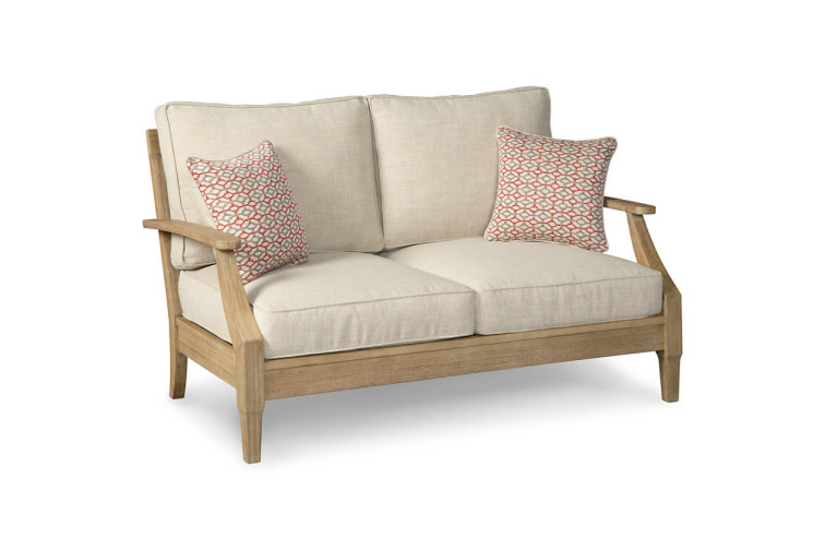 Clare View Nuvella Outdoor Loveseat • Outdoor Seating