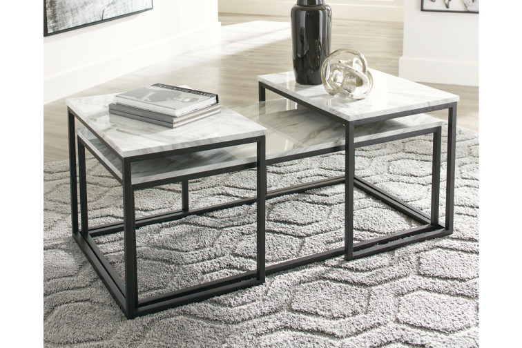 Donnesta Table (Set of 3) • Coffee & End Table Sets