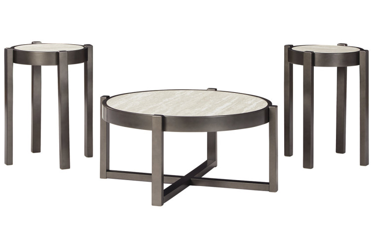 Lannoli Table (Set of 3) • Coffee & End Table Sets