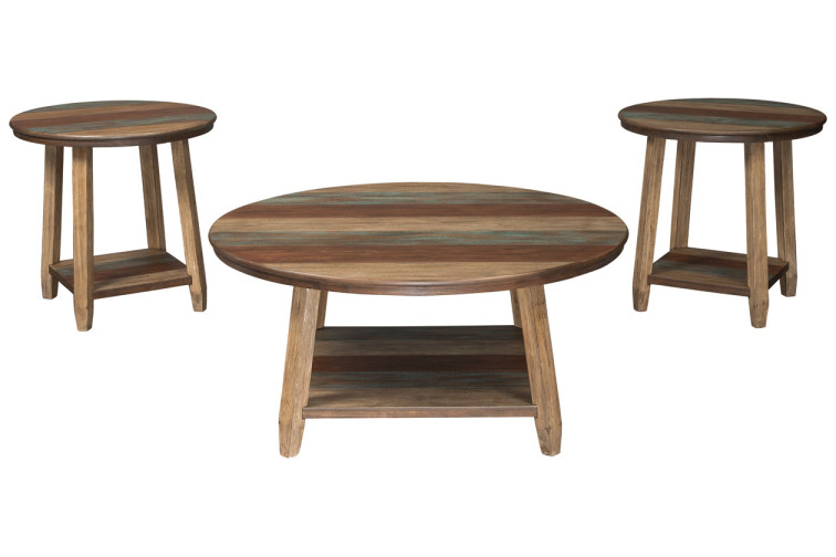 Raebecki Table (Set of 3) • Coffee & End Table Sets