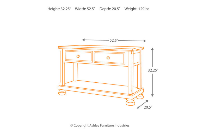Porter Sofa/Console Table • Entryway Console