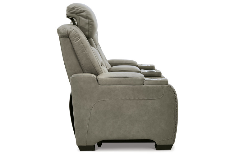 The Man-Den Triple Power Reclining Loveseat with Console • Loveseats