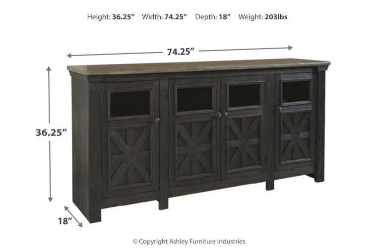 Tyler Creek 74" TV Stand • Home Theater TV Stands