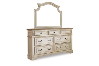 Realyn 7 Drawer Dresser and Mirror