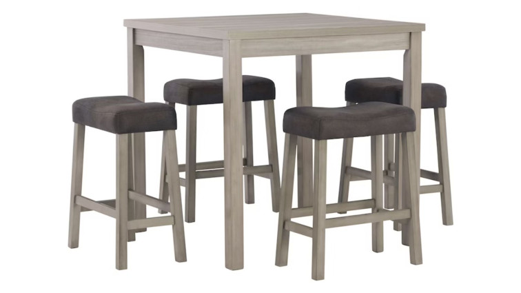 Height Dining Set  (5/ც) Loratti • Dining Room Small Space