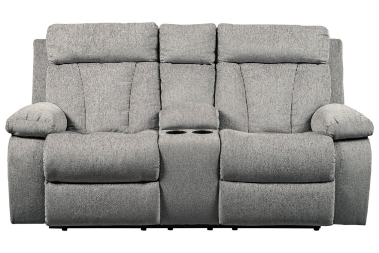 Mitchiner Manual Reclining Loveseat with Console