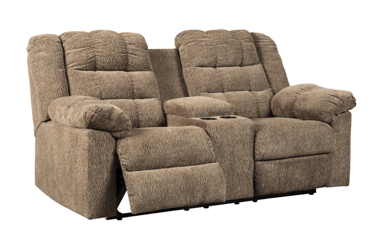 Workhorse Manual Reclining Loveseat with Console