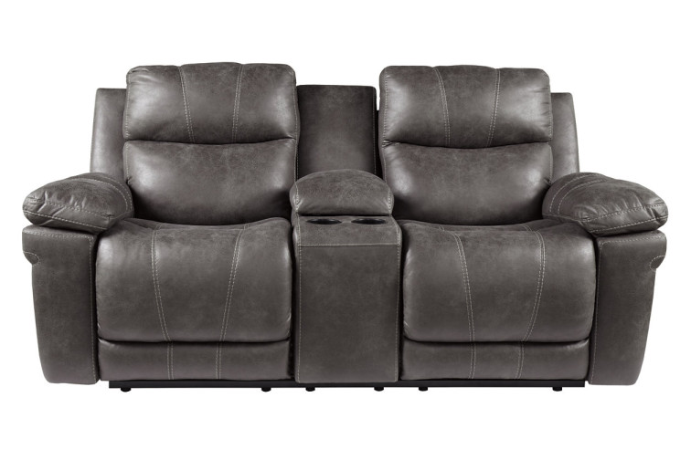 Erlangen Dual Power Reclining Loveseat with Console