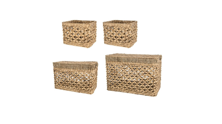 კალათების კომპლექტი (4/ც) Water Hyacinth Baskets