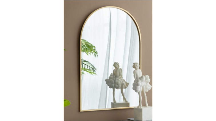 Mirror Gold Arch Wall • Wall Mirrors