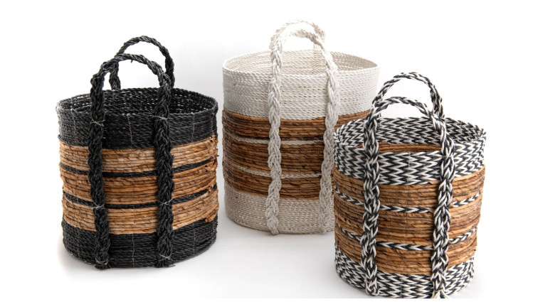 Basket (Set of 2)  PANIER RESSOURCE • Storage Baskets