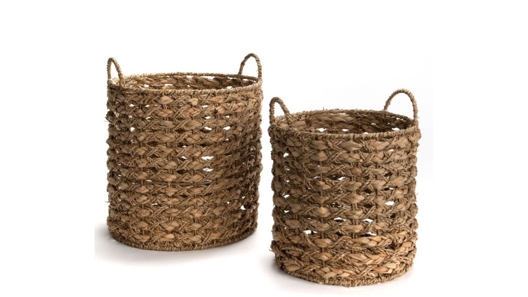 Basket (Set of 2) PANIER EN ATELIER NATUREL • Storage Baskets