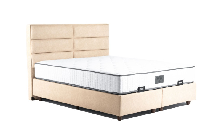 Storage Bed Armoni Ivory 160x200 • Storage Bed