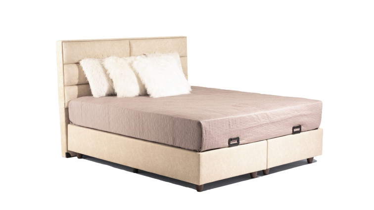 Storage Bed Armoni Ivory 160x200 • Storage Bed