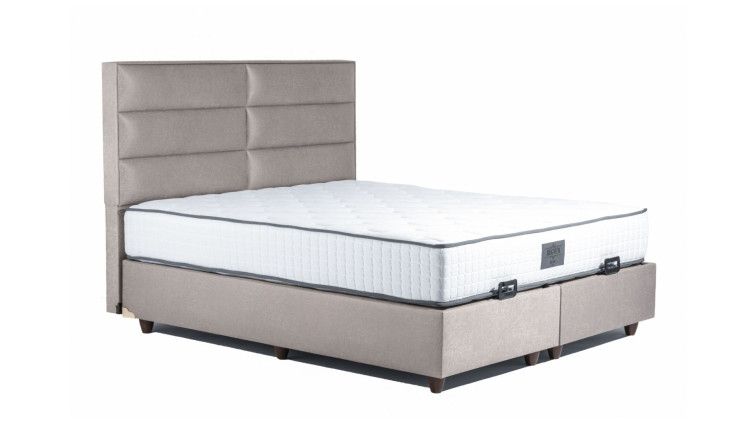 Storage Bed Armoni ZERO Silrver 180x200 • Storage Bed