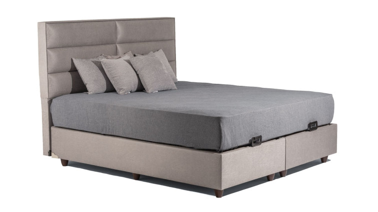 Storage Bed Armoni ZERO Silrver 180x200 • Storage Bed