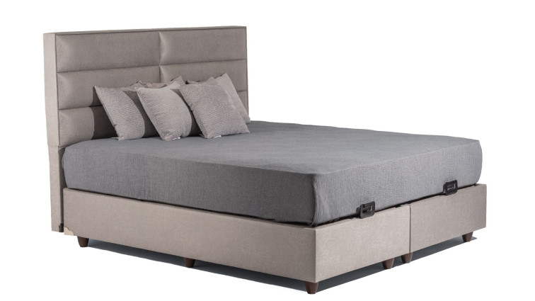Storage Bed Armoni ZERO Silrver 160x200 • Storage Bed