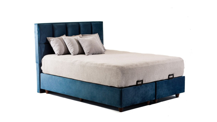 Storage Bed Kuante Strong Blue 160x200 • Storage Bed