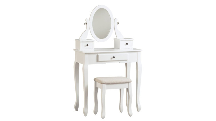 Console/Mirror /ottoman (sets) Kaslyn • Mirrored Dressers