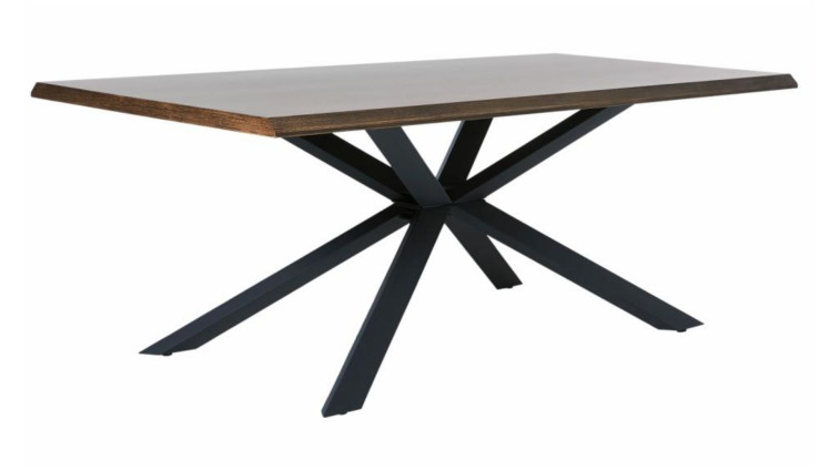 ARNO  სასადილო მაგიდა SMOKED OAK 90x160 • სასადილო მაგიდა