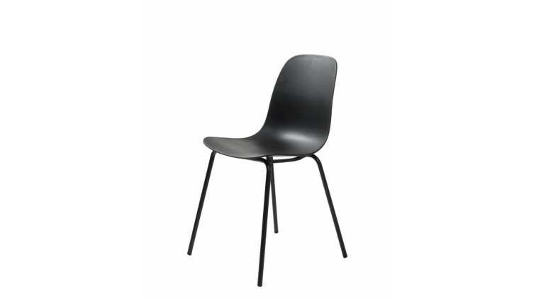 Chair WHITBY BLACK • Outlet
