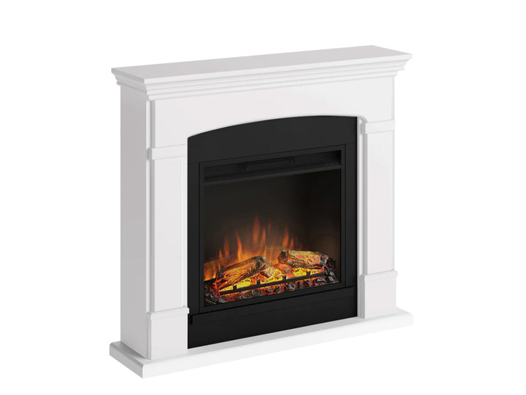 Fireplace & Frame Helmi Pure White • Fireplace
