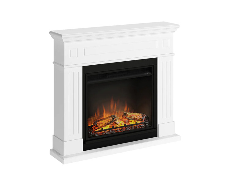 Fireplace & Frame Larsen Pure White