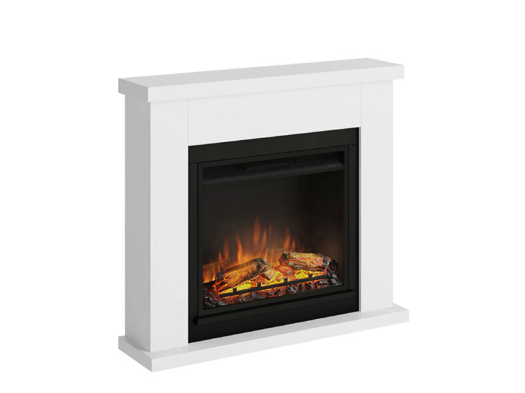 Fireplace & Frame Frode Pure White