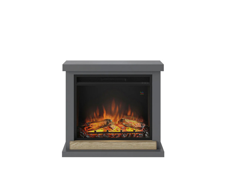 Fireplace & Frame Hagen Solid Grey • Fireplace