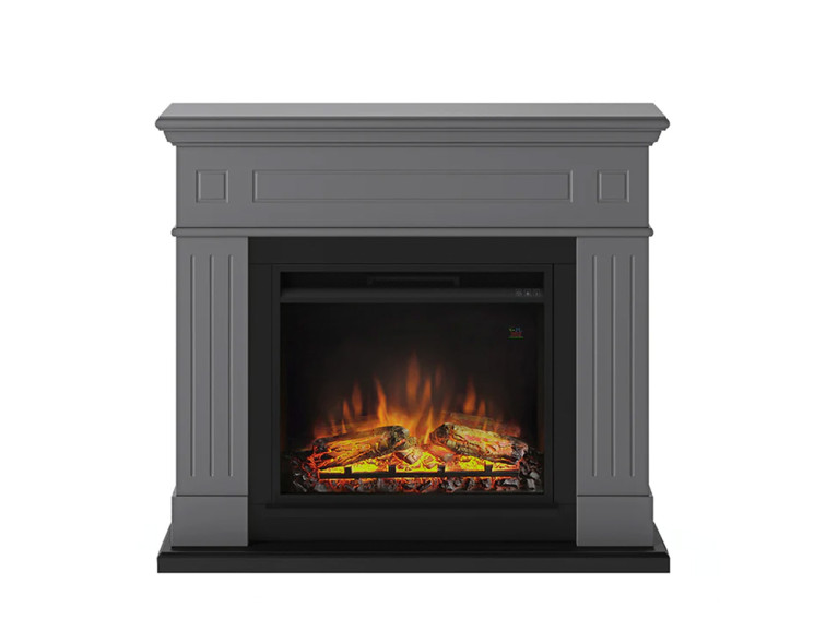 Fireplace & Frame Larsen Solid Grey • Fireplace