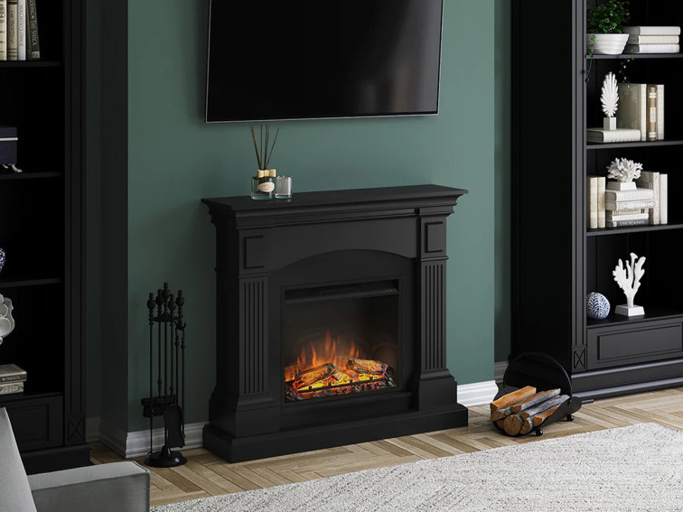 Fireplace & Frame Magna Deep Black • Fireplace