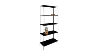 Vita shelf with 5 shelves,black