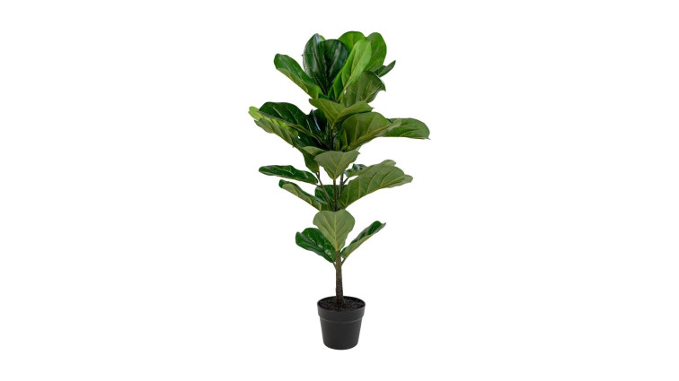 Fiddle Leaf Tree, artificial plant, green, 100 cm • Faux Plants