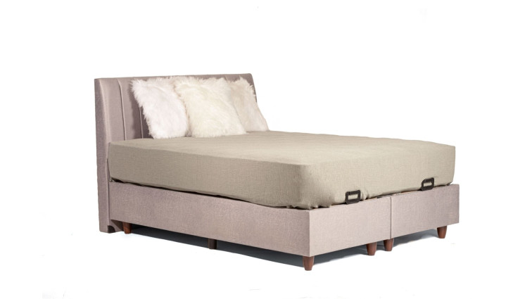 Storage Bed Cotton ZERO Silrver 160x200 • Storage Bed