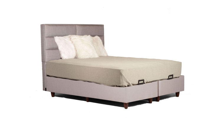 Storage Bed Armoni Gray 160x200 • Storage Bed
