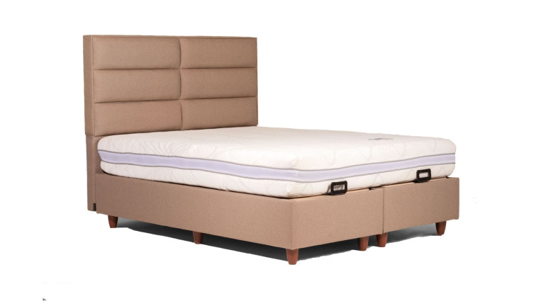 Storage Bed Armoni Brown 180x200 • Storage Bed