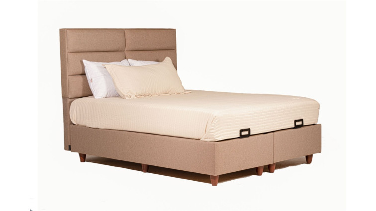 Storage Bed Armoni Brown 180x200 • Storage Bed