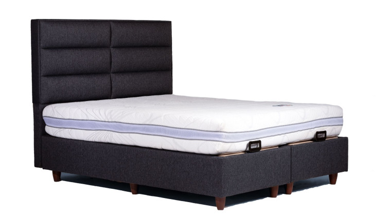 Storage Bed Armoni Dark Gray 160x200 • Storage Bed
