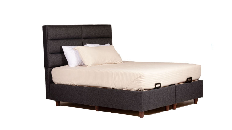 Storage Bed Armoni Dark Gray 160x200 • Storage Bed